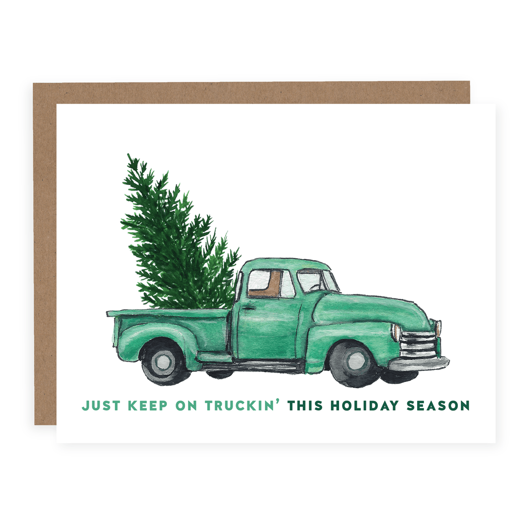 Just Keep On Truckin' | Card or Boxed Set - Pretty by Her- handmade locally in Cambridge, Ontario