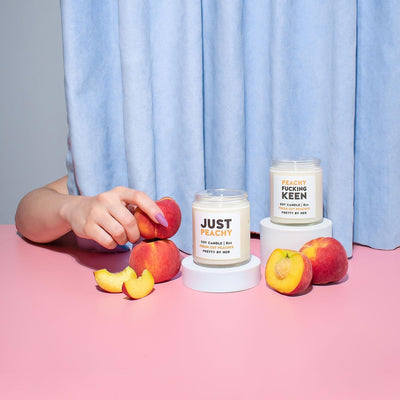 Just Peachy | Candle - Pretty by Her- handmade locally in Cambridge, Ontario