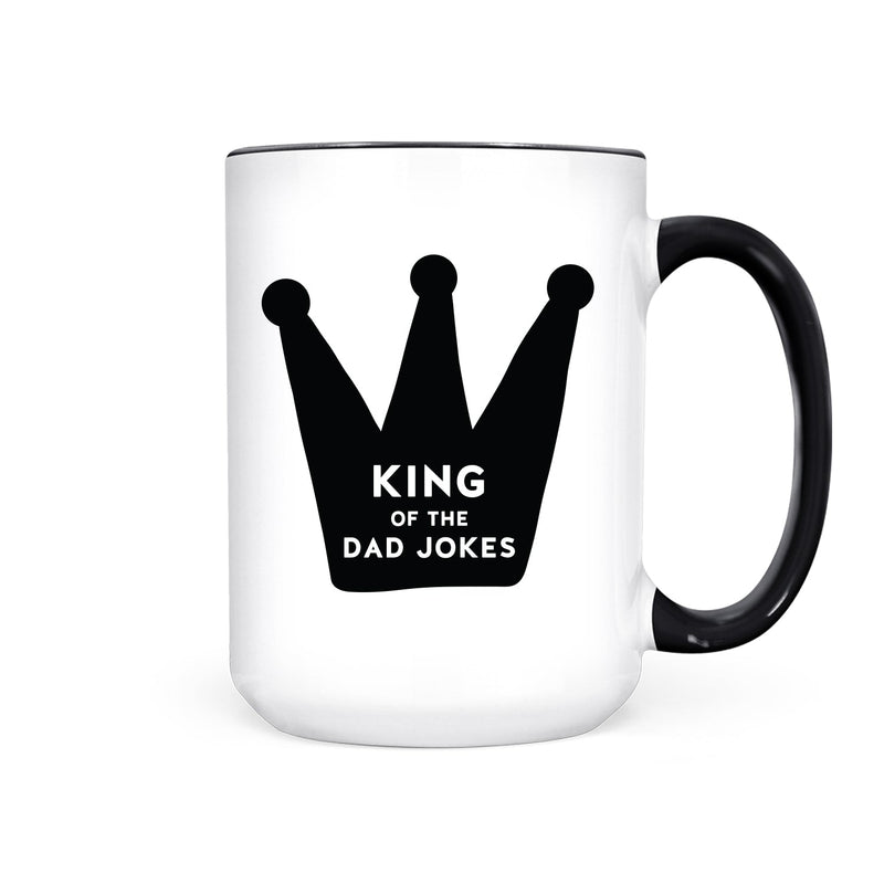 King of the Dad Jokes | Mug - Pretty by Her- handmade locally in Cambridge, Ontario