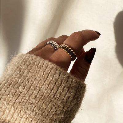 La Halo Gold Ring | Horace Jewelry - Pretty by Her- handmade locally in Cambridge, Ontario