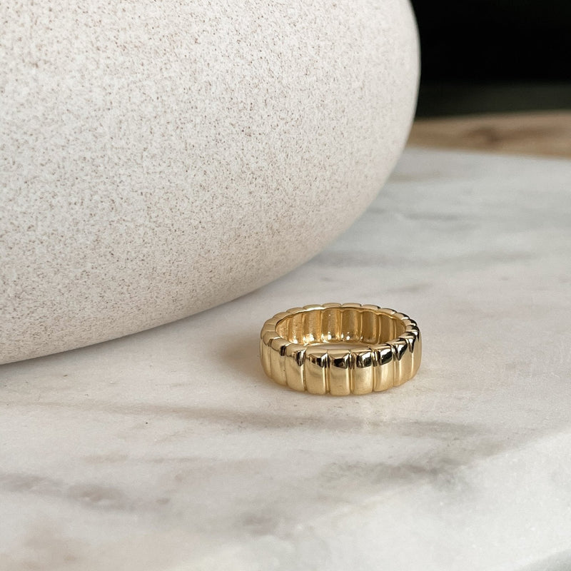 La Halo Gold Ring | Horace Jewelry - Pretty by Her- handmade locally in Cambridge, Ontario