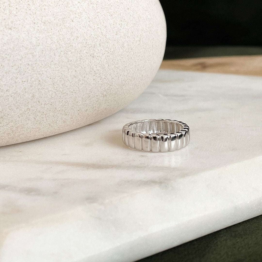 La Halo Silver Ring | Horace Jewelry - Pretty by Her- handmade locally in Cambridge, Ontario