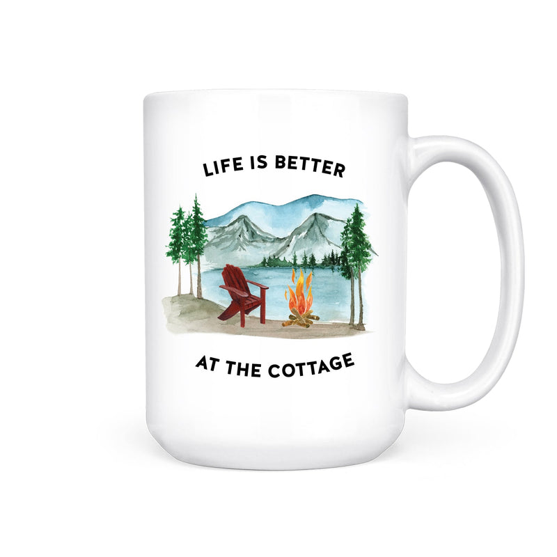 Life is Better at the Cottage | Mug - Pretty by Her- handmade locally in Cambridge, Ontario