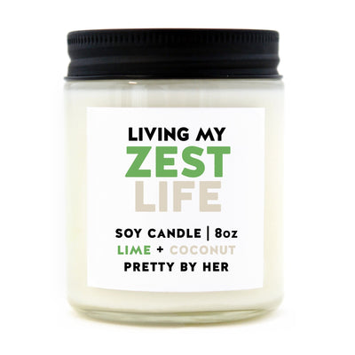 Living My Zest Life | Candle - Pretty by Her- handmade locally in Cambridge, Ontario