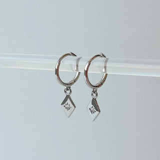 Loza Silver Hoop Earrings | Horace Jewelry - Pretty by Her- handmade locally in Cambridge, Ontario
