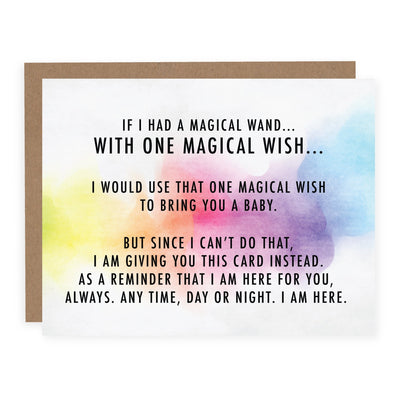 Magic Wand | Card - Pretty by Her- handmade locally in Cambridge, Ontario