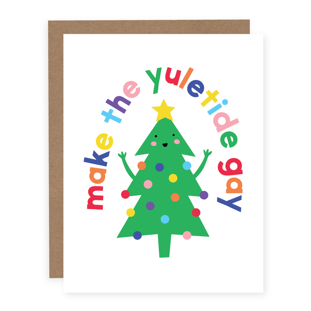 Make The Yuletide Gay Christmas Card | Card or Boxed Set - Pretty by Her- handmade locally in Cambridge, Ontario