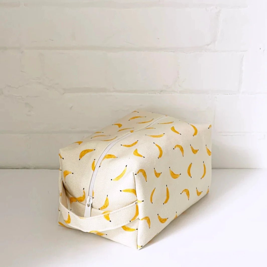 Makeup Bag Bananas | Freon Collective - Pretty by Her- handmade locally in Cambridge, Ontario