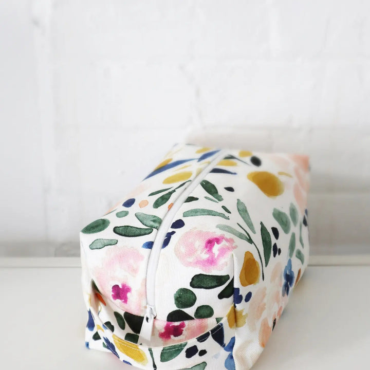 Makeup Bag Sierra Florals | Freon Collective - Pretty by Her- handmade locally in Cambridge, Ontario