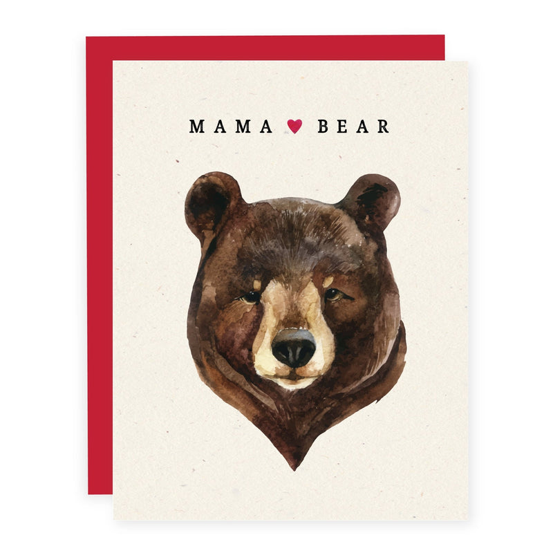 Mama Bear | Card - Pretty by Her- handmade locally in Cambridge, Ontario