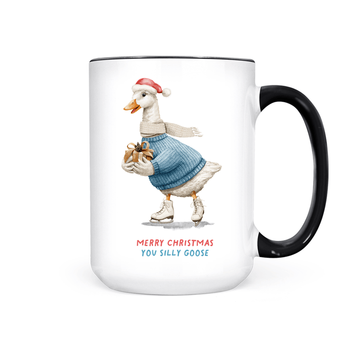 Merry Christmas You Silly Goose | Mug - Pretty by Her- handmade locally in Cambridge, Ontario