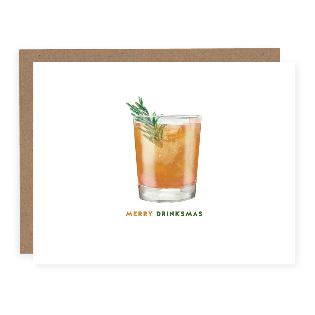 Merry Drinksmas | Card or Boxed Set - Pretty by Her- handmade locally in Cambridge, Ontario