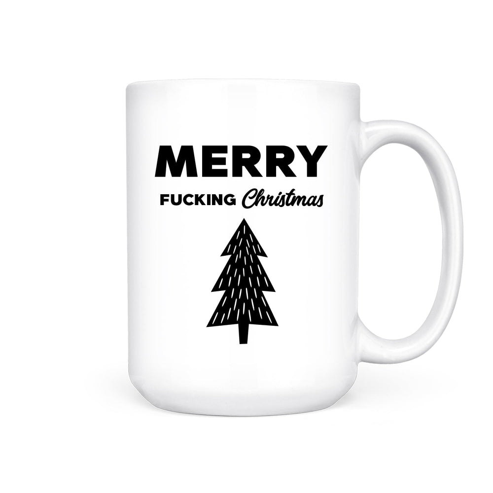 Merry Fucking Christmas | Mug - Pretty by Her- handmade locally in Cambridge, Ontario