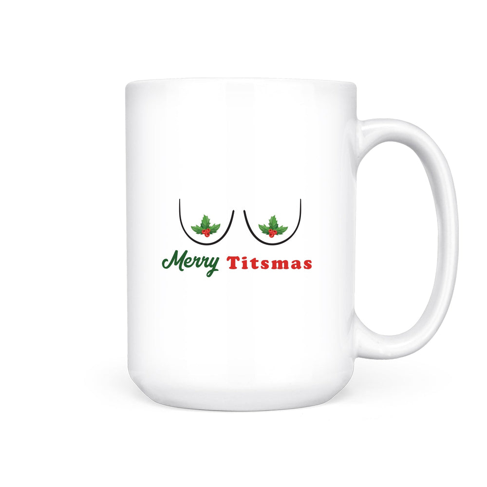 Merry Titsmas | Mug - Pretty by Her- handmade locally in Cambridge, Ontario
