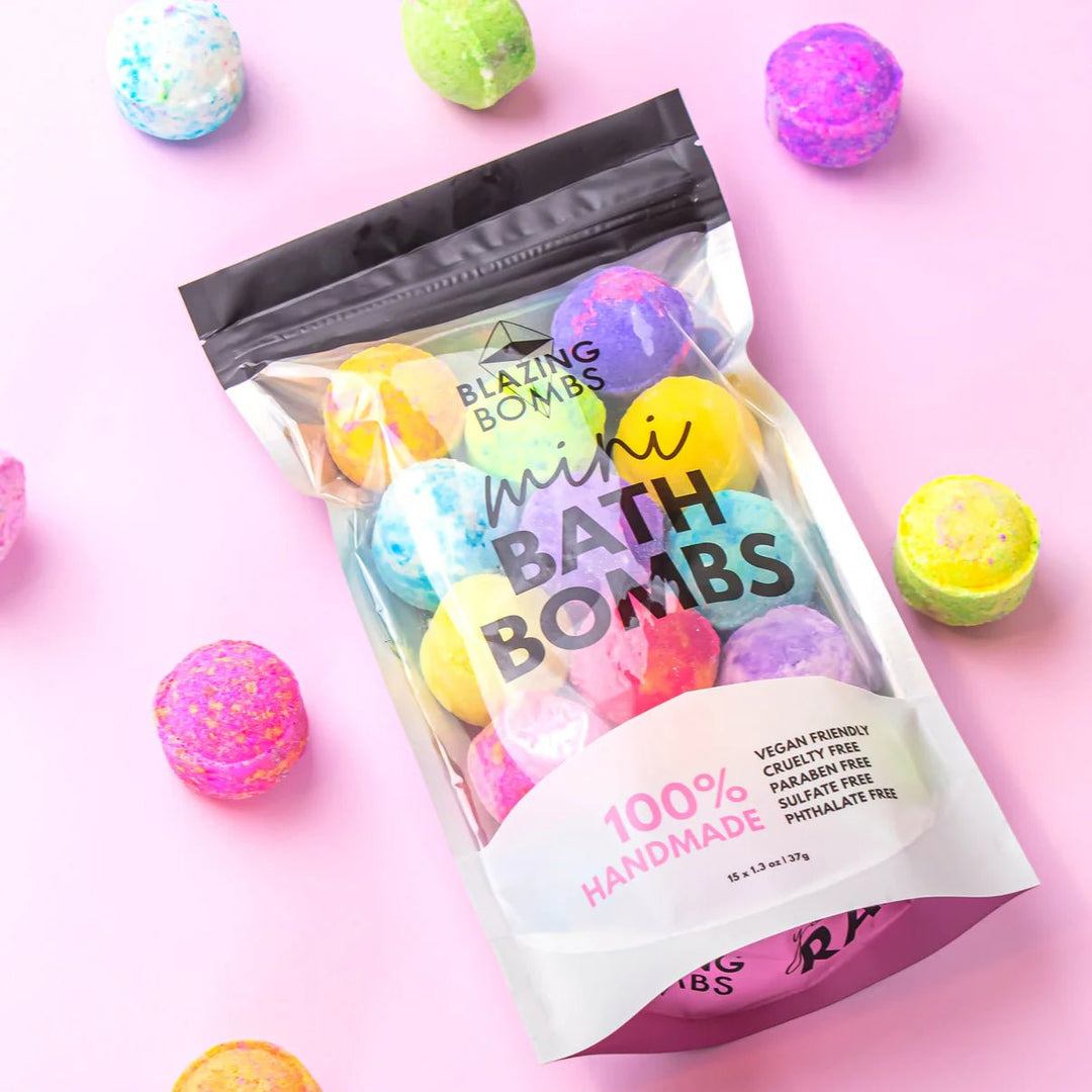 Mini Bath Bombs | Blazing Bombs - Pretty by Her- handmade locally in Cambridge, Ontario