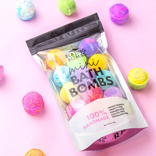 Mini Bath Bombs | Blazing Bombs - Pretty by Her- handmade locally in Cambridge, Ontario