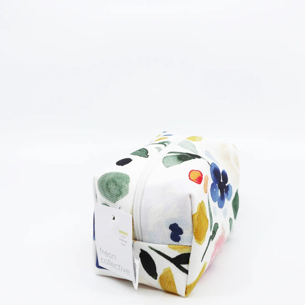 Mini Makeup Bag Sierra Florals | Freon Collective - Pretty by Her- handmade locally in Cambridge, Ontario