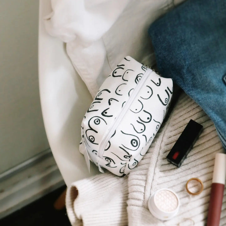 Mini Makeup Bag Woman Series | Freon Collective - Pretty by Her- handmade locally in Cambridge, Ontario