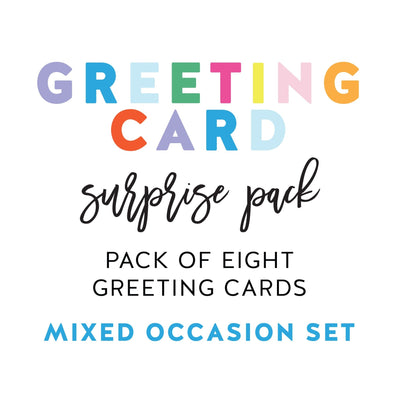 MIXED OCCASION Greeting Card Surprise Pack - Pretty by Her- handmade locally in Cambridge, Ontario