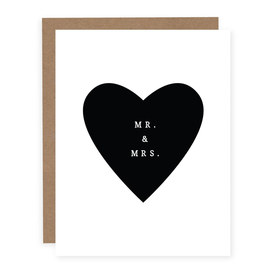 Mr & Mrs | Card - Pretty by Her- handmade locally in Cambridge, Ontario