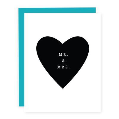 Mr & Mrs | Card - Pretty by Her- handmade locally in Cambridge, Ontario