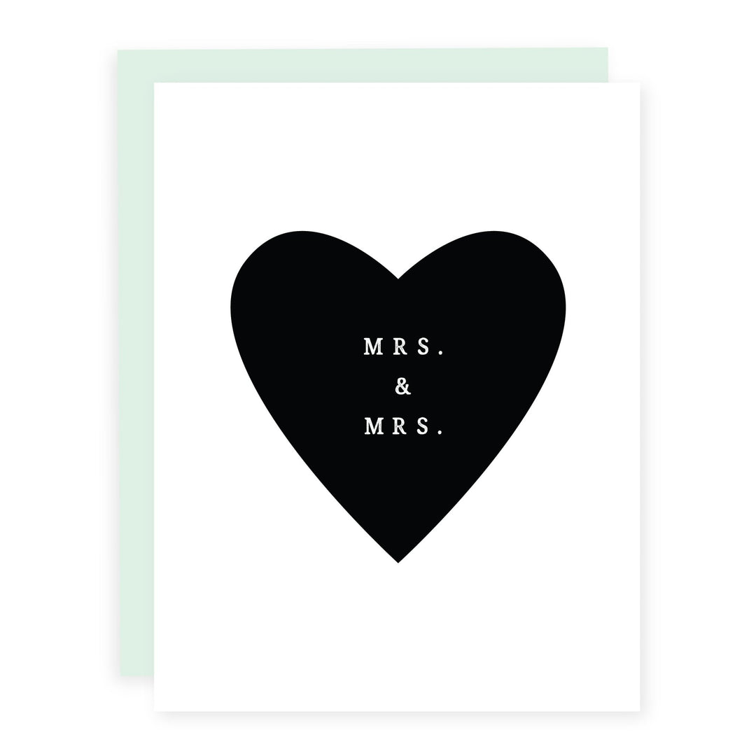Mrs & Mrs | Card - Pretty by Her- handmade locally in Cambridge, Ontario