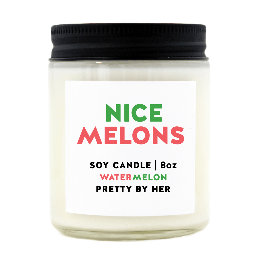 Nice Melons | Soy Wax Candle - Pretty by Her- handmade locally in Cambridge, Ontario