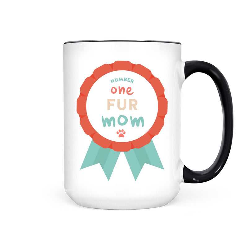 Number One Fur Mom | Mug - Pretty by Her- handmade locally in Cambridge, Ontario
