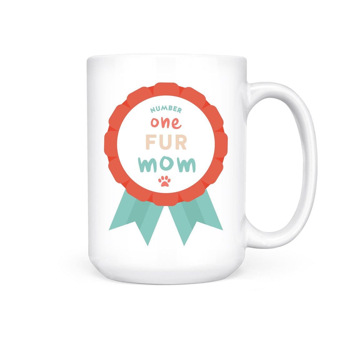Number One Fur Mom | Mug - Pretty by Her- handmade locally in Cambridge, Ontario