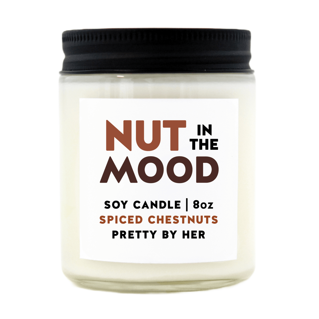 Nut In The Mood | Soy Wax Candle - Pretty by Her- handmade locally in Cambridge, Ontario