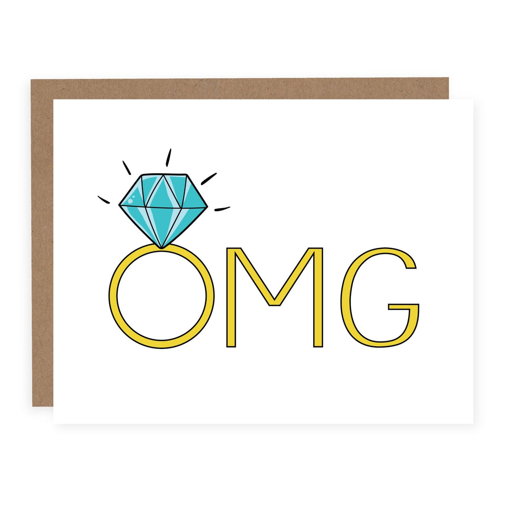 OMG | Card - Pretty by Her- handmade locally in Cambridge, Ontario