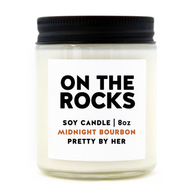 On The Rocks | Candle - Pretty by Her- handmade locally in Cambridge, Ontario