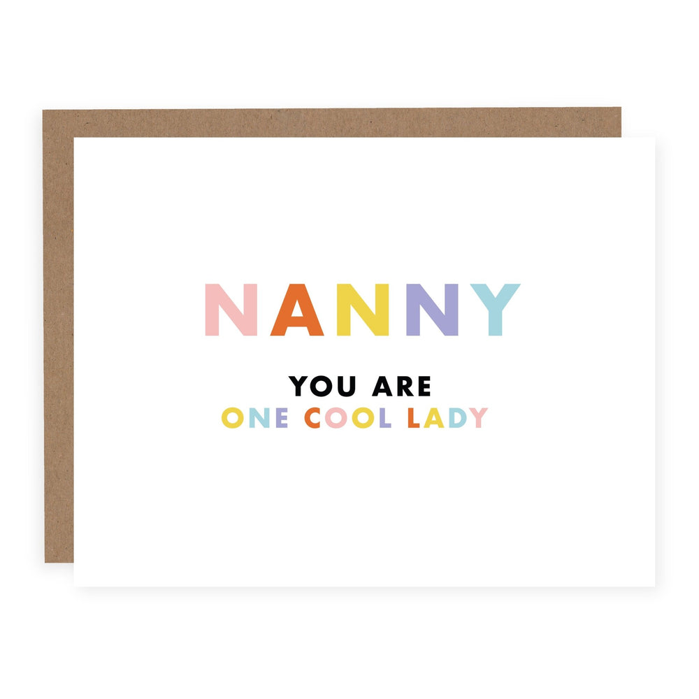 One Cool Lady | Card - Pretty by Her- handmade locally in Cambridge, Ontario
