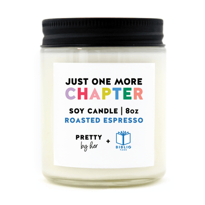 One More Chapter | BiblioTake x Pretty by Her | Soy Wax Candle - Pretty by Her- handmade locally in Cambridge, Ontario