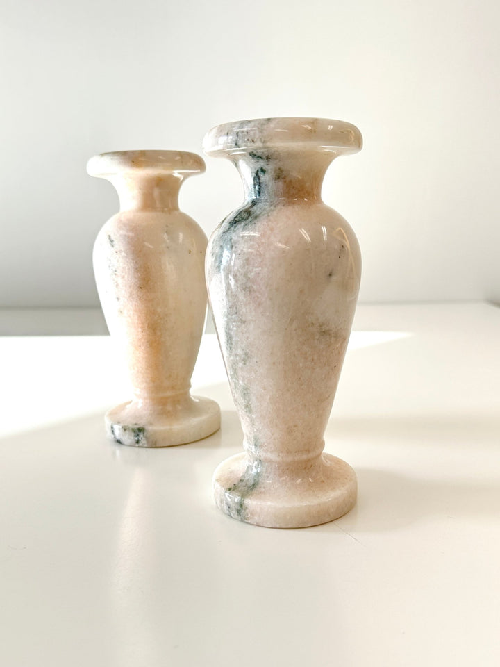 Pink Marble Vases - Pretty by Her- handmade locally in Cambridge, Ontario