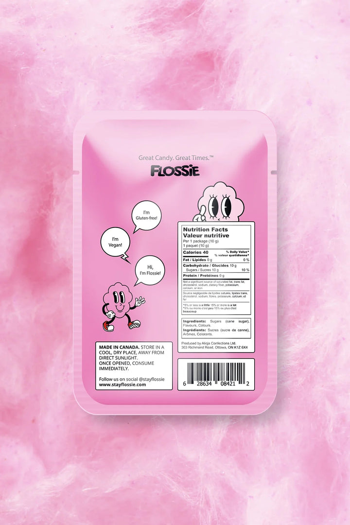 Pink Vanilla Cotton Candy | Flossie - Pretty by Her- handmade locally in Cambridge, Ontario