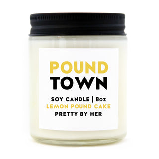 Pound Town | Candle - Pretty by Her- handmade locally in Cambridge, Ontario