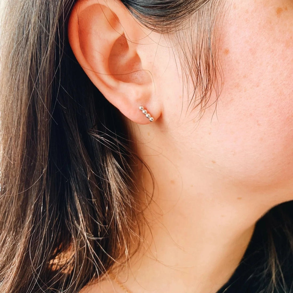 Puna Silver Earrings | Horace Jewelry - Pretty by Her- handmade locally in Cambridge, Ontario