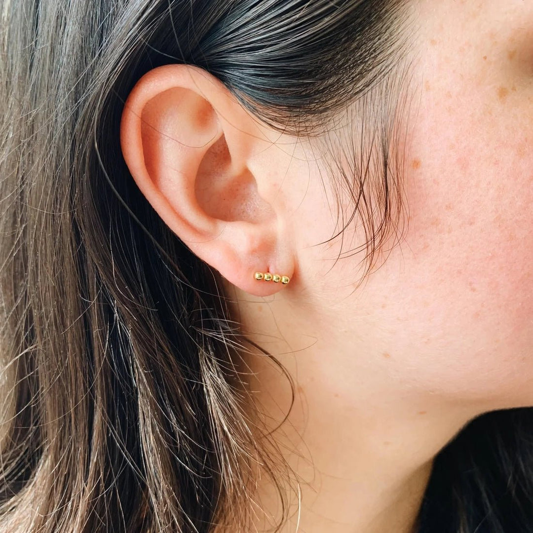 Puno Gold Earrings | Horace Jewelry - Pretty by Her- handmade locally in Cambridge, Ontario