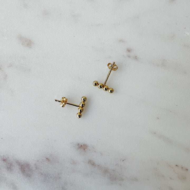 Puno Gold Earrings | Horace Jewelry - Pretty by Her- handmade locally in Cambridge, Ontario