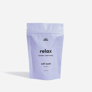 Relax Salt Soak | Epic Blend - Pretty by Her- handmade locally in Cambridge, Ontario