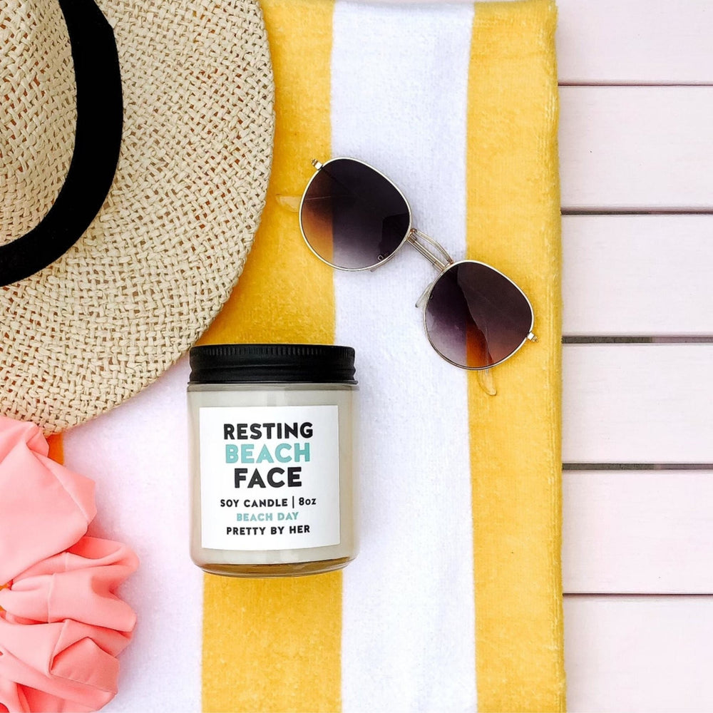 Resting Beach Face | Candle - Pretty by Her- handmade locally in Cambridge, Ontario