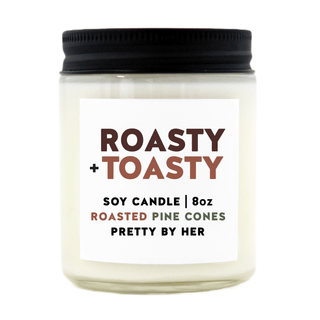 Roasty And Toasty | Soy Wax Candle - Pretty by Her- handmade locally in Cambridge, Ontario