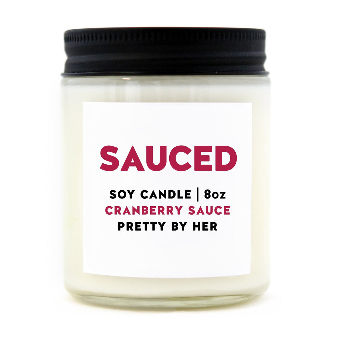 Sauced | Candle - Pretty by Her- handmade locally in Cambridge, Ontario