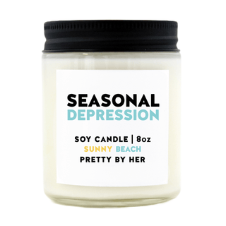 Seasonal Depression | Soy Wax Candle - Pretty by Her- handmade locally in Cambridge, Ontario