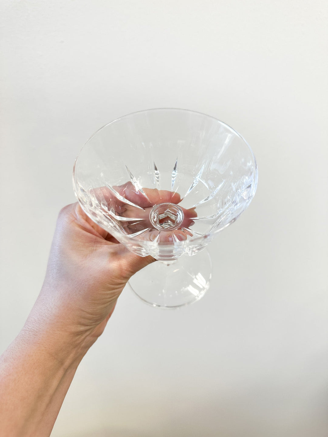 Set of 4 Crystal Cocktail Coupes LOCAL PICK UP ONLY - Pretty by Her- handmade locally in Cambridge, Ontario