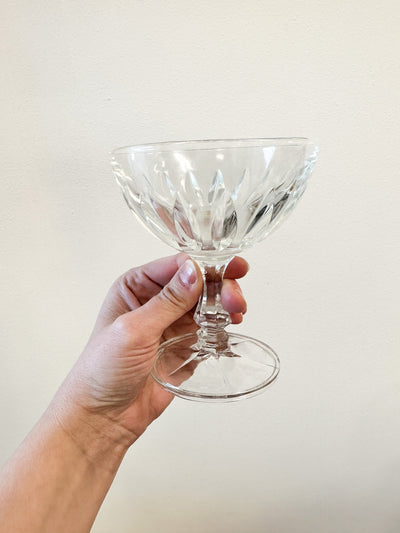 Set of 6 Crystal Cocktail Coupes LOCAL PICK UP ONLY - Pretty by Her- handmade locally in Cambridge, Ontario