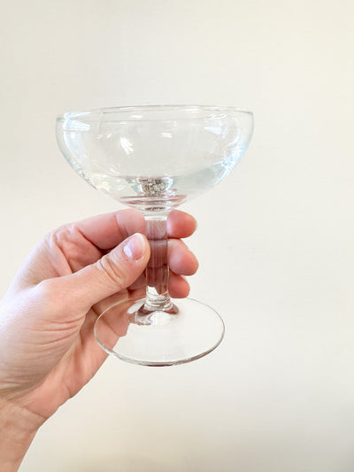 Set of 6 Crystal Cocktail Coupes LOCAL PICK UP ONLY - Pretty by Her- handmade locally in Cambridge, Ontario