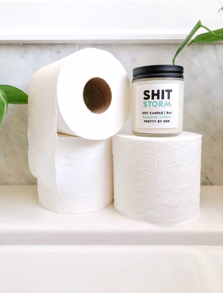 Shit Happens | Soy Wax Candle - Pretty by Her- handmade locally in Cambridge, Ontario