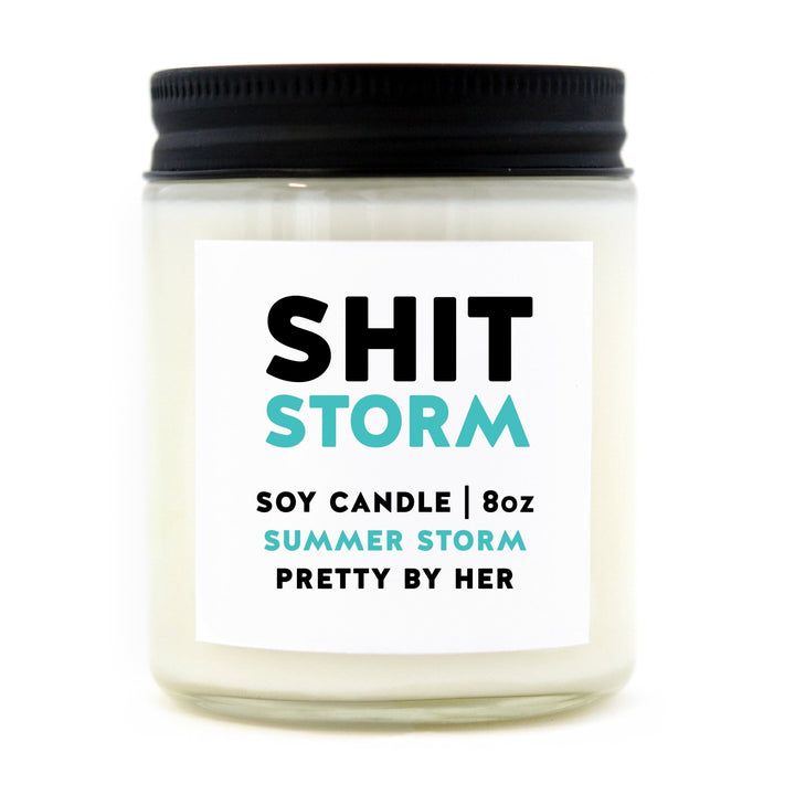 Shit Storm | Candle - Pretty by Her- handmade locally in Cambridge, Ontario